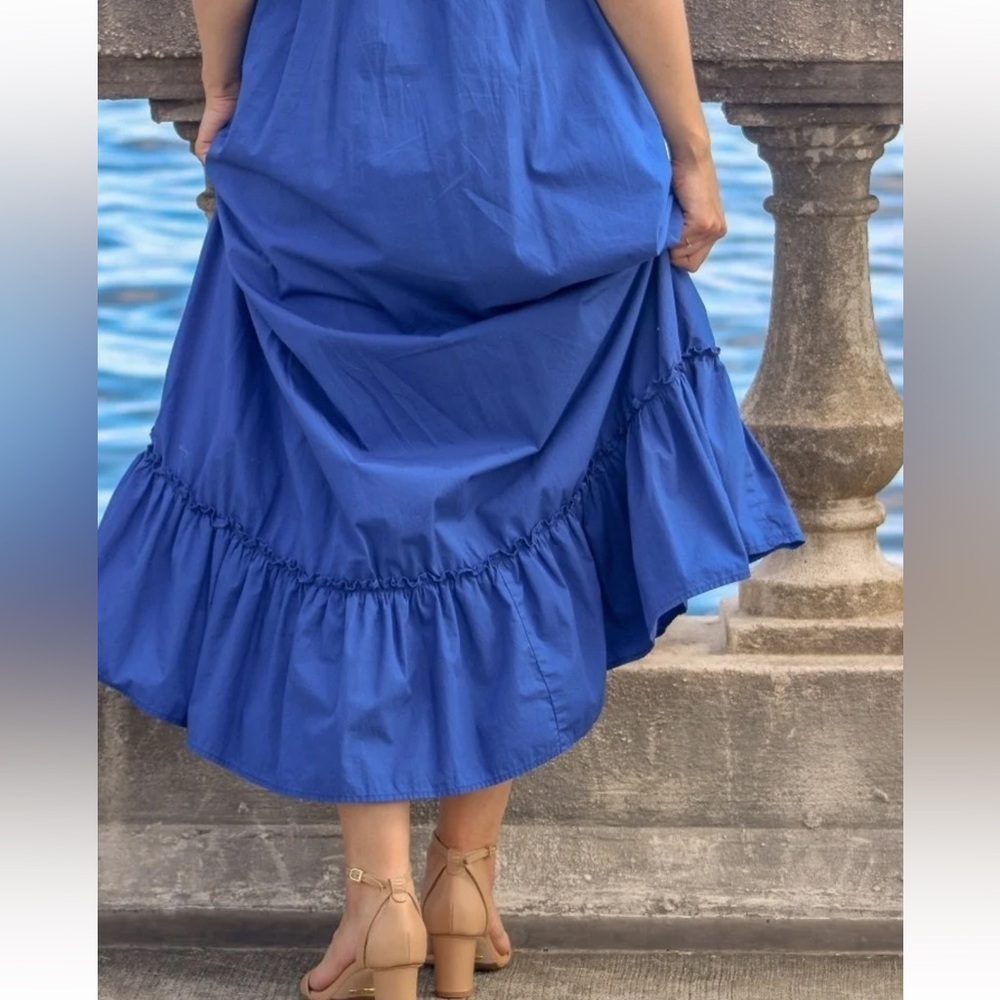 Who What Wear High Low Blue Dress - Picture 2 of 11